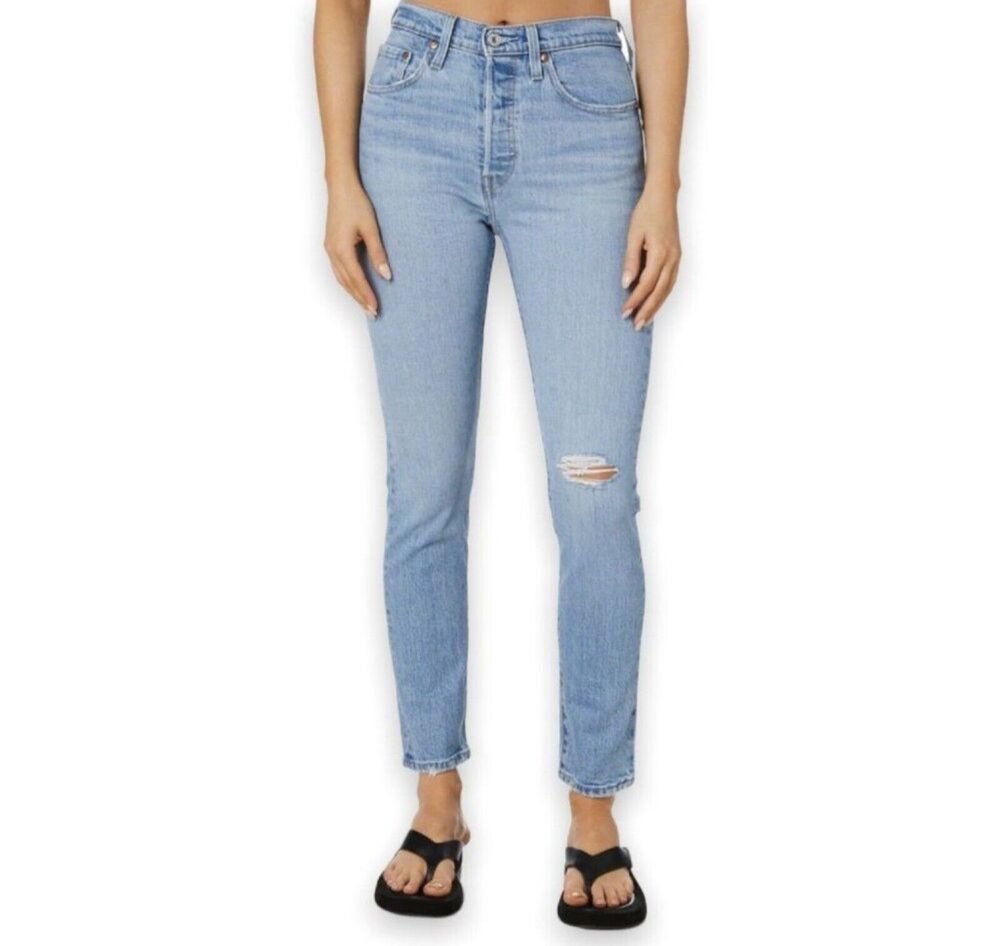 Levi’s Premium Button Fly 501 Skinny Jeans Blue 26